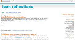 Desktop Screenshot of leanreflect.com