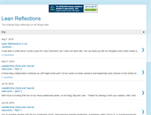Tablet Screenshot of leanreflect.com
